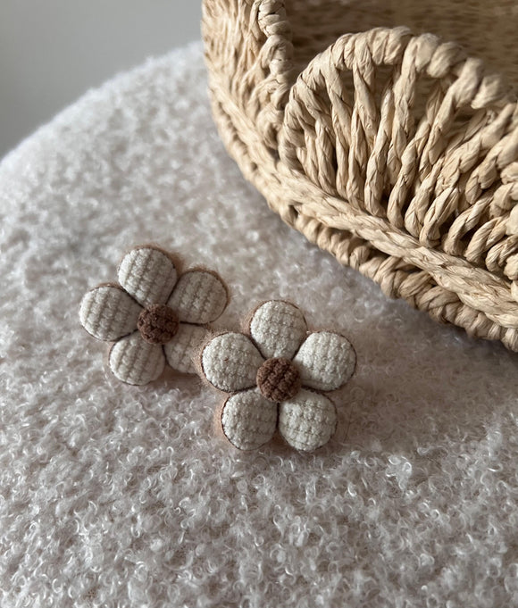 Haarelastiekjes - Bloemen 2 stuks
