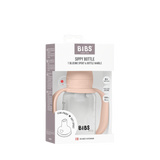 BIBS Baby Sippy fles met silicone tuit 150ml - Blush