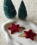 Speldjes - Ster rood 2 stuks