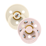 BIBS Studio - Bumblebee 2-pack - Ivory/Pink