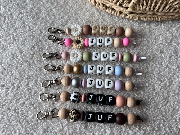 Sleutelhanger Juf