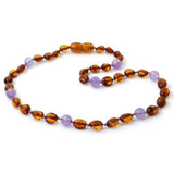 Barnsteen Ketting - Lila