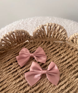 Alligator speld - Strik roze 2 stuks