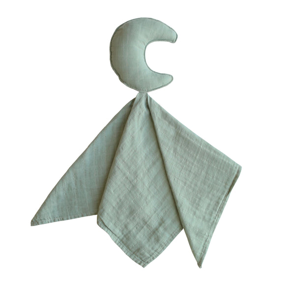 Mushie Moon Lovey Blanket - Roman Green
